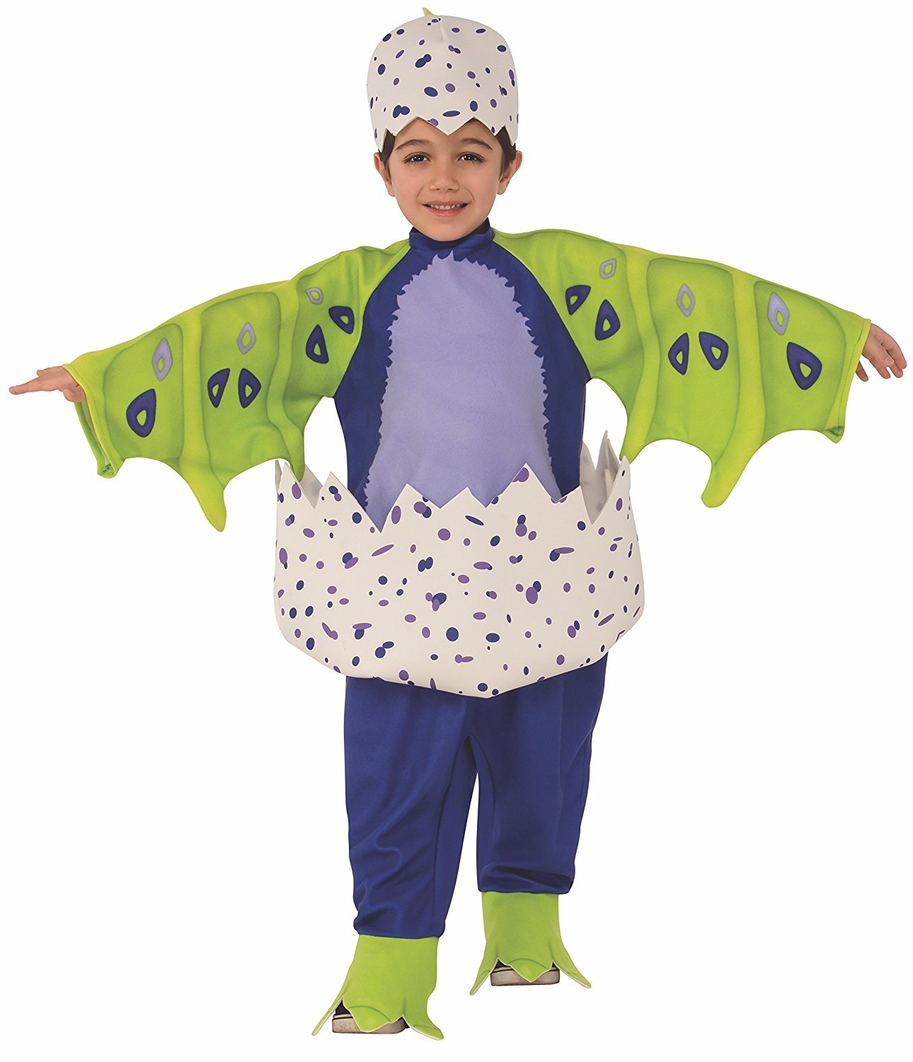 Morris RU640402SM Small & Medium Draggles Hatchimal Costume  Dark Purple - 3T-4T