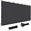 Shade&Beyond Customized Size 5' X 16' Shade Cloth With Grommets, 90% Uv Protection Uv Protection Mesh Tarp Sun Screens For Patio