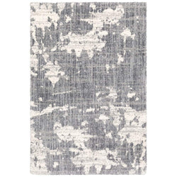 Homeroots Home Decor 383667 7 x 9 ft. Grey & Ivory Matter Area Rug