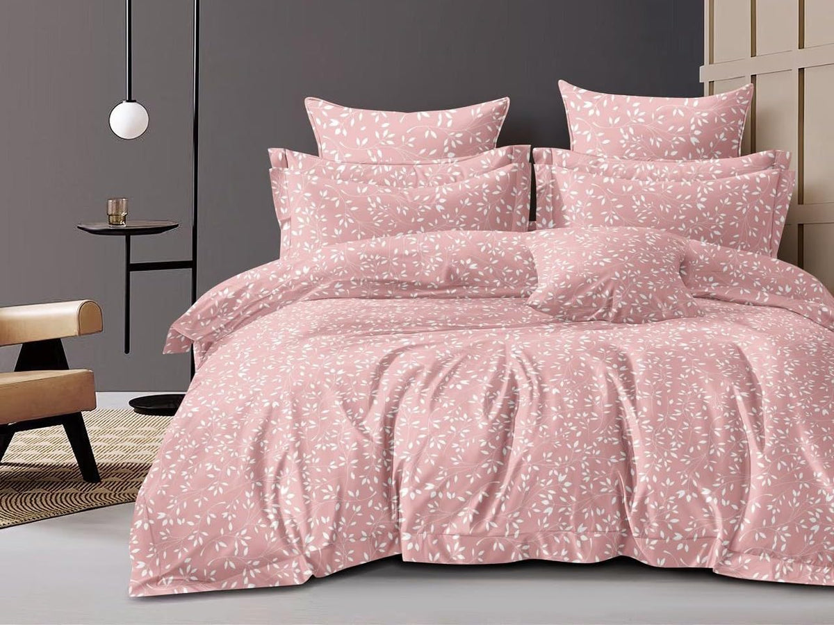 DECOMIZER XL Microfiber Soft Cotton Queen Bedsheet for Double Bed, Queen Size 90 Inches X 100 Inches, 230 X 250 cm with 2 Large 