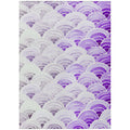 Seabreeze Sz5 Purple Coastal Rug Round 8' X 8'