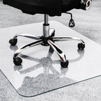 Floortex® Glaciermat® Heavy Duty Glass Chair Mat for Hard Floors & Carpets - 48" x 60"