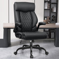 BestGlory High Back Executive Office Chair - Ergonomic Computer Desk With Rocking Function, Leather Managerial With Adjustable F