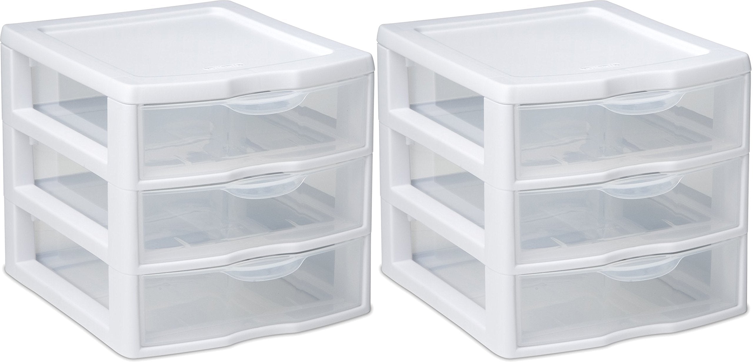 Sterilite 20738006 Art Furniture and Storage, White - 2 Pack