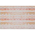 Seabreeze Sz16 Orange Coastal Rug Rectangle 10' X 14'