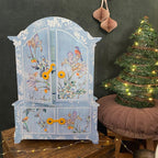 Daphne's Diary Reusable Advent Calendar | Cupboard Shape with 24 Drawers | Sustainable, Plastic-Free, Blue | Model DDADVENTS23
