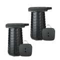 Boreeman Upgraded Collapsible Stool, Square Portable Stool, Lightweight Yet More Sturdy with Load Capacity 400lbs, Perfect for C