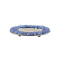 Blue Beaded Candle Stand