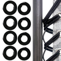 Ostlttyn Zero Gravity Chair Replacement Cord, 8 Pcs Durable Bungee Elastic Laces Replacement Cords For Zero Gravity Chair Lounge Chair Patio Recliner Lawn Chair Repair Kit, Black