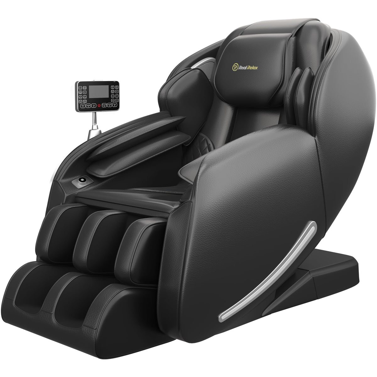 Real Relax 2024 Massage Chair, Full Body Zero Gravity SL-Track Shiatsu Massage Recliner Chair with Heat Body Scan Bluetooth Foot