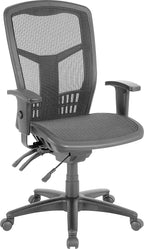 Lorell Executive Mesh High-Back Chair, Black