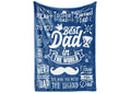 Innobeta Father'S Day Birthday Gifts For Dad, To My Dad Gifts From Daughter Son, Best Dad Gifts Ideas Soft Throw Blanket 50' X