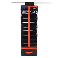 Shrey Creation Non Woven 5 Shelf Foldable Hanging Wardrobe Organizer With Zip | Closet Storage Hanger For Clothes, Bedroom & Fam