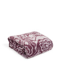 Vera Bradley Women'S Fleece Plush Throw Blanket, Java Mulled Wine Tonal, 80 X 50