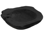 Bare Decor Lomax Wooden Decorative Bowl, Hand Made From Teak Root, Black, 15''