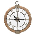 Melrose International Clock 21.75' Lx30 H Wood/Metal