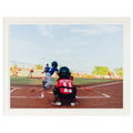 ArtToFrames 8x20 Inch White Picture Frame, This 1.00 Inch Custom Wood Poster Frame is White - Comes with Foam Backing 3/16 inch 