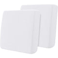 Hokway Stretch Couch Cushion Slipcovers Reversible Cushion Replacement Slipcovers Sofa Cushion Covers(White, 2)