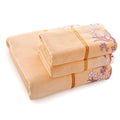 Riverbyland 2 Towel and 1 Bath Towel Lace Floral Set