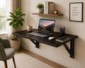 Malbro Wall Mounted Folding Table 80 X 40 Cm, Venge Finish