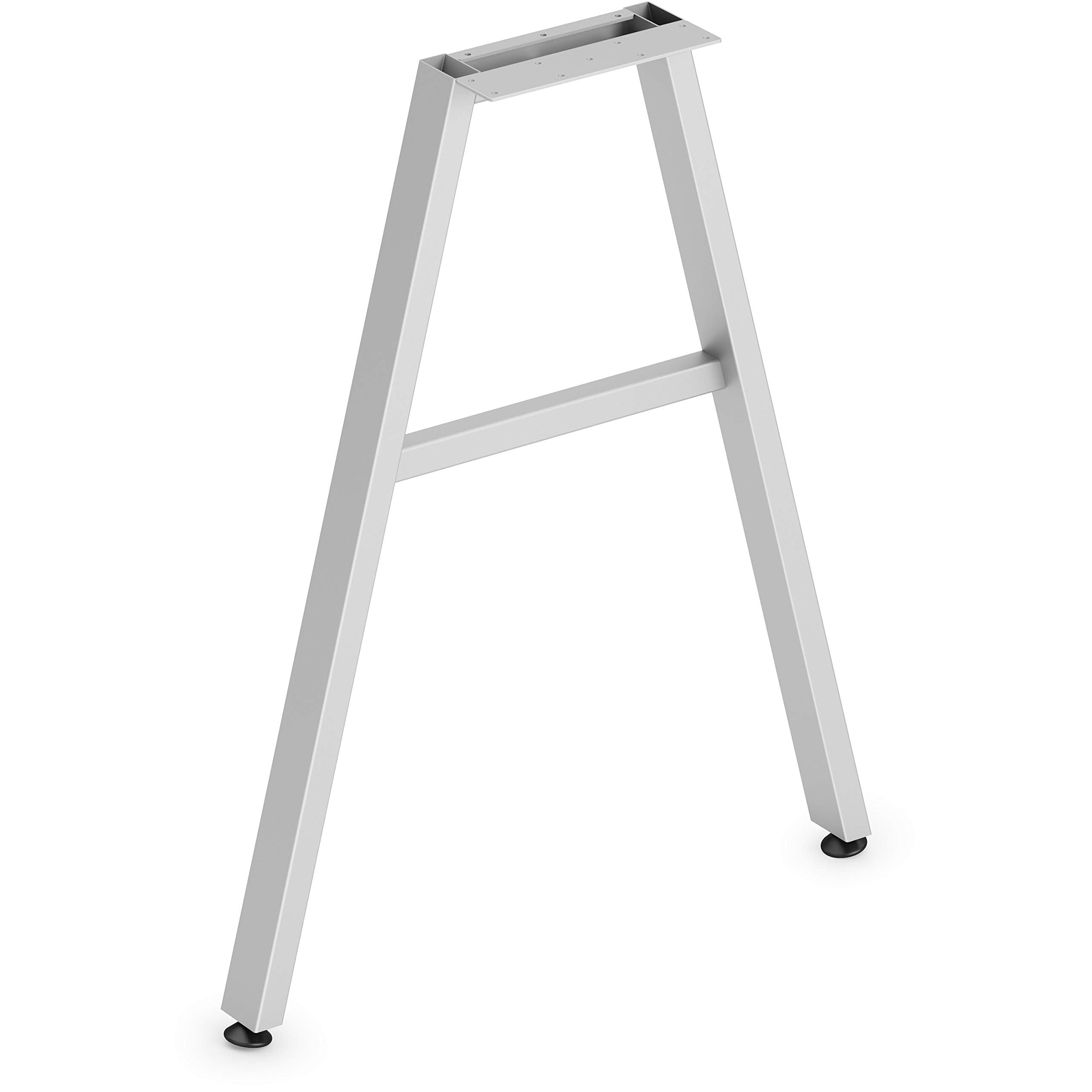 HON Mod Collection Worksurface 24" W A-Leg Support, Silver