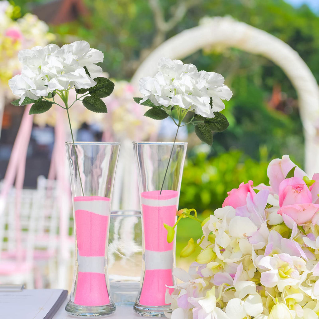 30 Sets Silk Hydrangea Flowers Artificial Hydrangea Flowers White Faux Hydrangea Flowers Hydrangea Flower Decorations With Stems