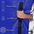 Saveamatt Mattress Bags For Moving 2 Pack - Extra Thick & Durable Queen Mattress Cover For Moving - Reusable Waterproof Tarp Mat