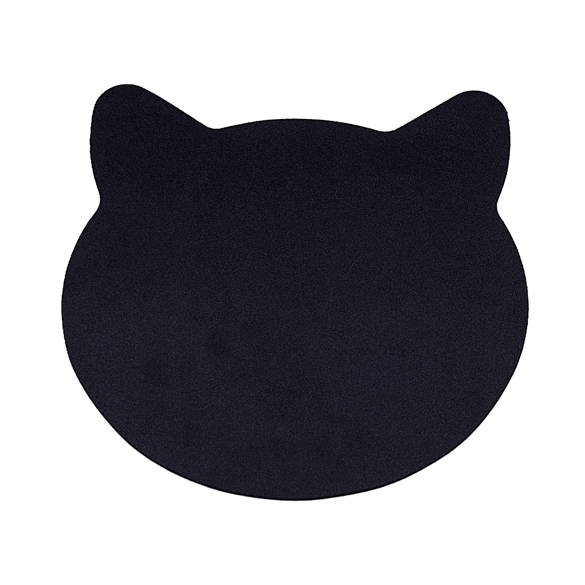 Mouse Pad Cat Motive, Mousepad Desk Accessory Cute Office Gaming Laptop Mouse Mat (Black)