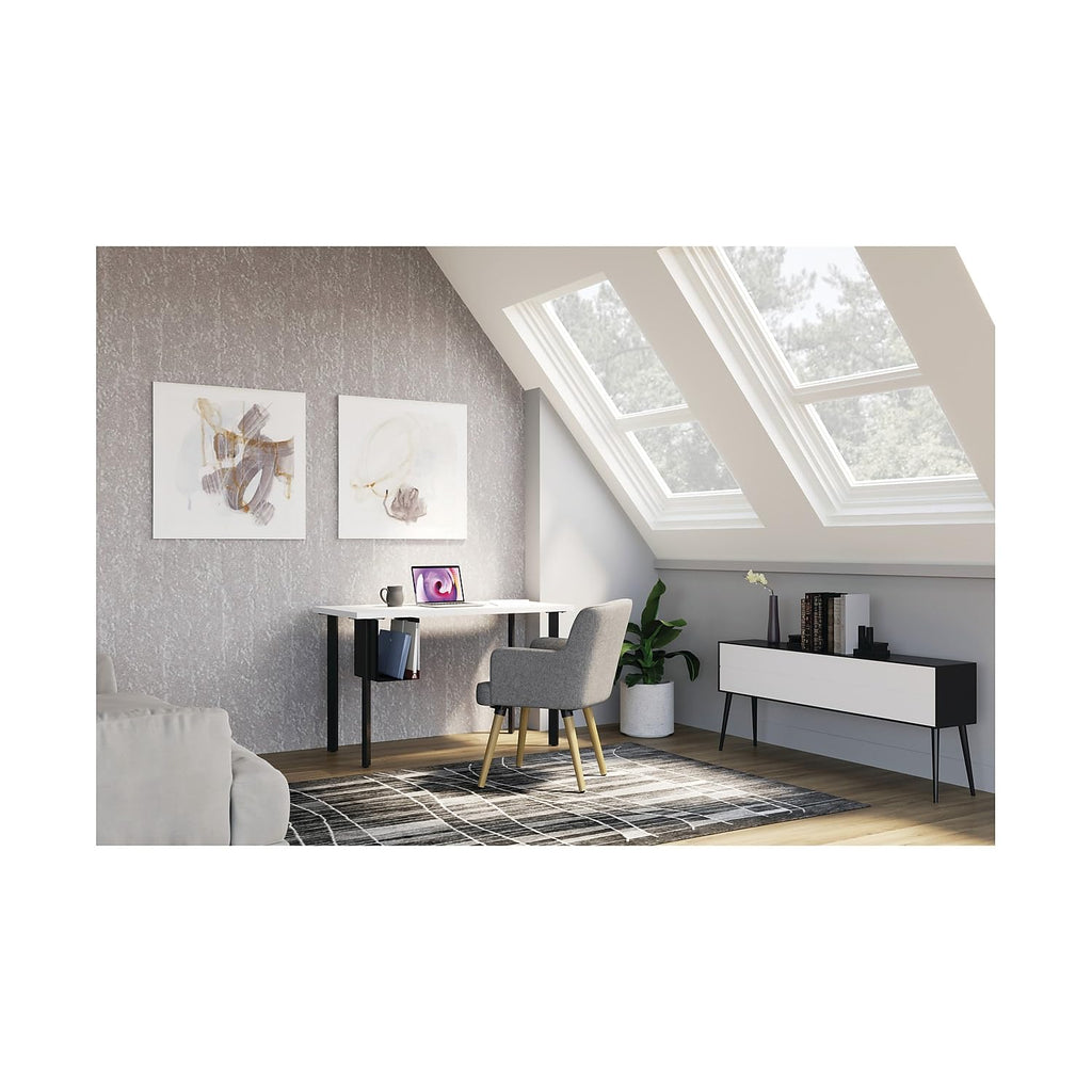 HON Coze Table Desk Rectangle Worksurface Top, 48 x 24, White