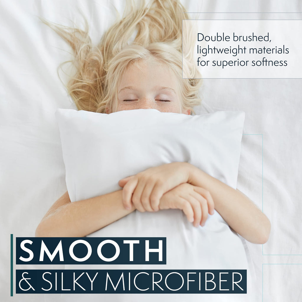Hc Collection King Pillow Cases Set Of 2- Microfiber, Extra Soft Pillowcases - Easy Care & Machine Washable - Sage