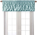 VCNY Home - Valance, Window Treatment with Rod Pocket, Modern Home Decor (Carmen Blue, 60 x 20)