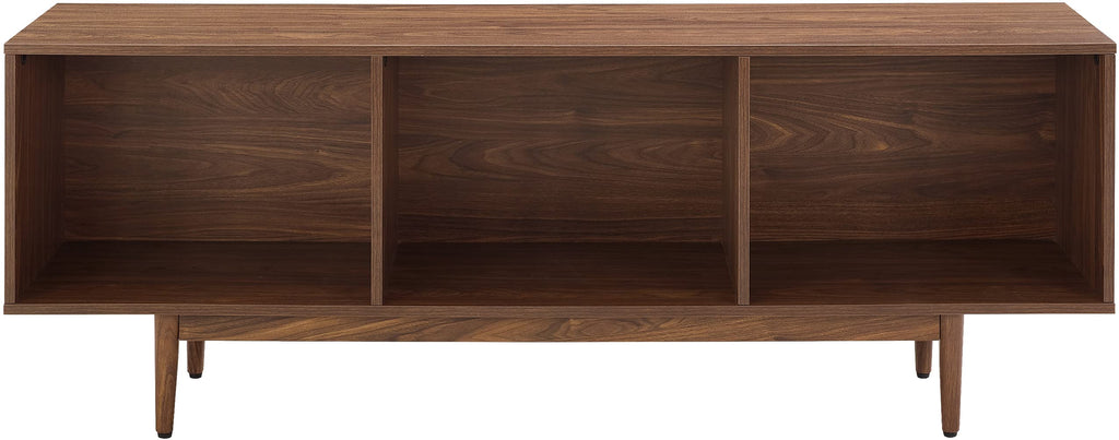 Crosley Furniture Liam Record Storage TV Stand CF1115-WA Walnut Engineered Wood