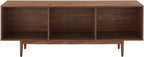 Crosley Furniture Liam Record Storage TV Stand CF1115-WA Walnut Engineered Wood