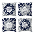 Qahing Pack Of 4 Outdoor Waterproof Pillow Covers 18X18 Decorative Outdoor Throw Pillows Garden Square Cushion Cases For Patio F
