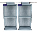 Shrey Creation Non Woven 2 Foldable Shelf Closet Hanging Wardrobe Clothes Organizer Storage Hanger For Family Closet Bedroom (Pa
