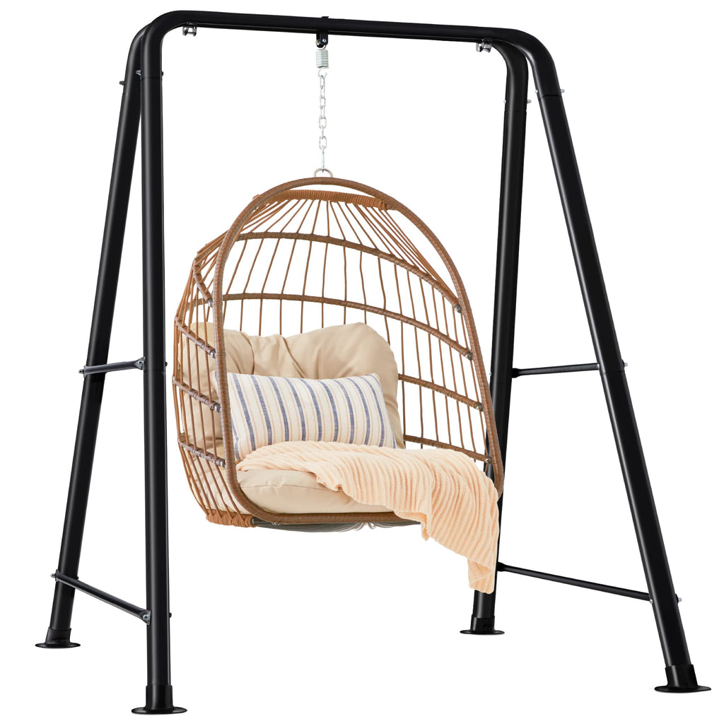 Best Choice Products Hammock Chair Stand, 75In Tall Heavy Duty Indoor Outdoor Steel Hanging Base W/Hardware - Stand Only