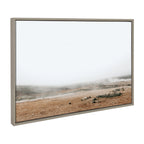 Sylvie Fogged Landscape Framed Canvas by Alicia Abla