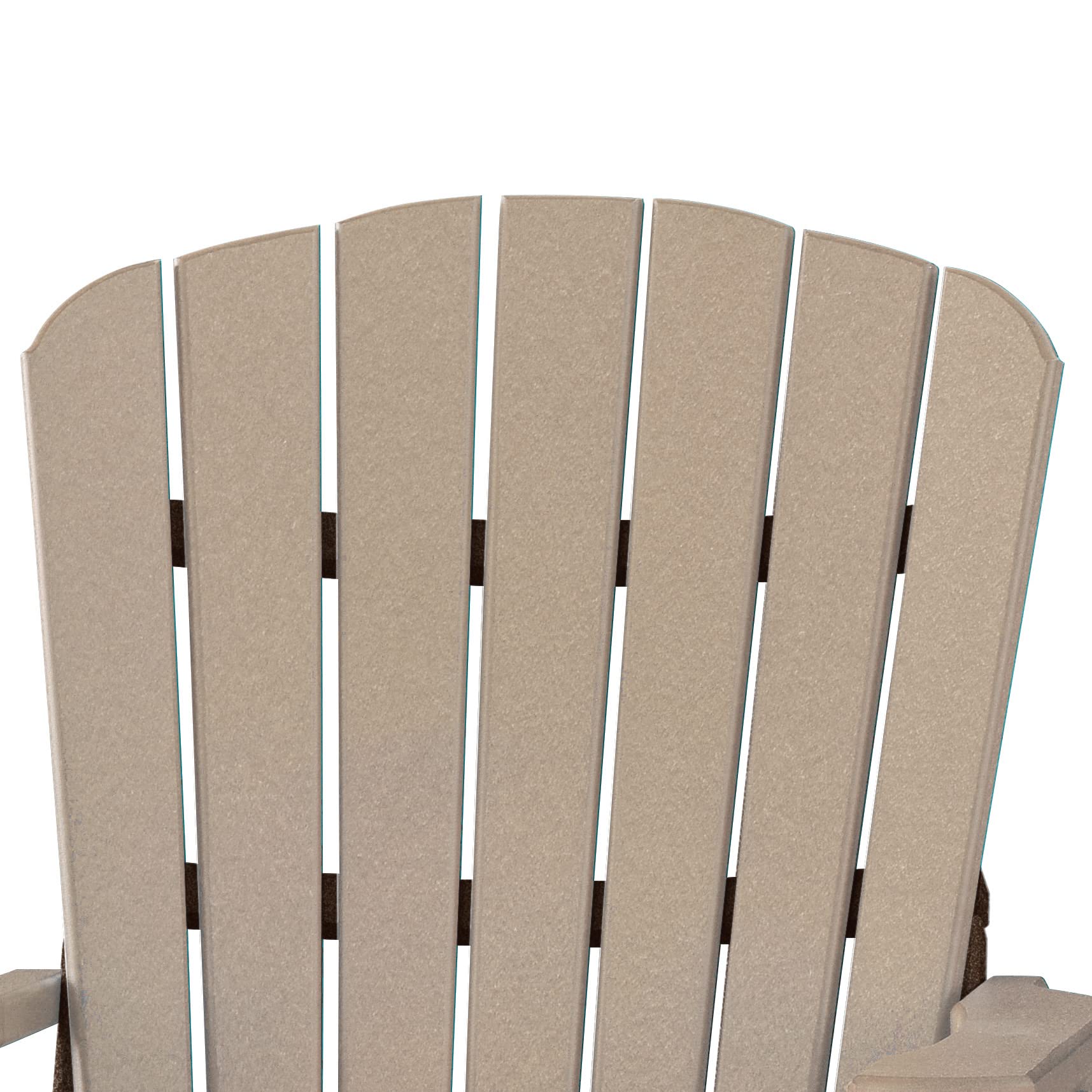 American Furniture Classics Balcony Height Table Double Glider, Weatherwood & Tudor Brown