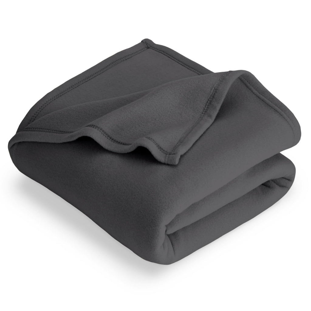Bare Home Polar Fleece Blanket - Throw Blanket - Warm & Cozy - Premium Fleece Blanket - Blanket for Bed, Sofa, Camping, Travel a