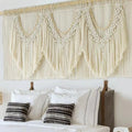 IOWER Macrame Wall Decor 75 W x 35 L Extra Large Macrame Wall Hanging Craftsmanship Boho Wall Decor