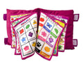 Kids Learning Cushion Pillow Book  Baby Learning Pillow With English & Hindi Activities | Soft Cloth Educational Toy For Infant