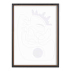 Blake El Ray Framed Printed Glass by Shatha Al Dafai