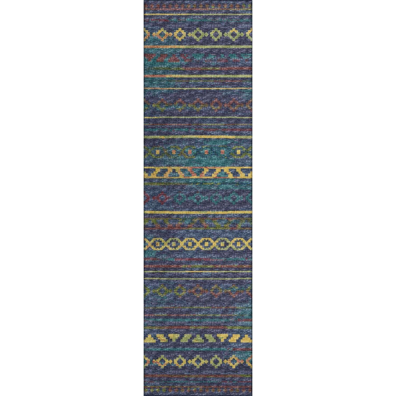 Sedona Sn10 Multi-Color Bohemian Rug Runner 2' 3" X 12'