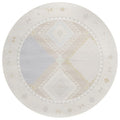 Phoenix Ph2 Ivory Southwestern Rug Round 8' X 8'