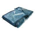 Ajanta Handloom House Flannel Single Blanket |Comforter For Ac/Mild Winter |Sky Blue