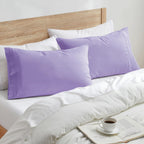 Nestl Lavender Pillow Cases Queen Size Set Of 2, Soft Queen Pillow Case, 1800 Microfiber Queen Pillow Cases 2, Pillowcases Queen, Envelope Closure Pillowcase, Pillow Covers Queen Size, 20X30 Inches