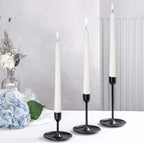 10 Inch White Taper Candles-Set Of 4 Tapered Candle, Tall Candlesticks,Home Dinner Candle, Party, Wedding, Halloween, Christmas