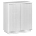 Henn&Hart Alston Accent Cabinet, 28 Wide, White