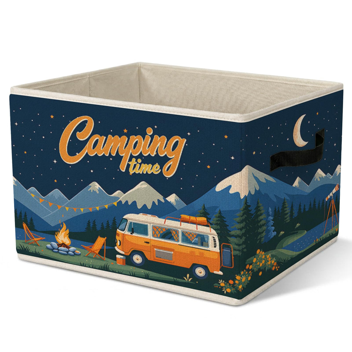 FSTCSV Camping Storage Bin, Outdoor Picnic Collapsible Storage Bin