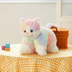 Glow Guards 16' Light Up Musical Rainbow Cat Stuffed Animal Glowing Colorful Cute Soft Kitty Plush Toy Pillow Sofa Decors Chris